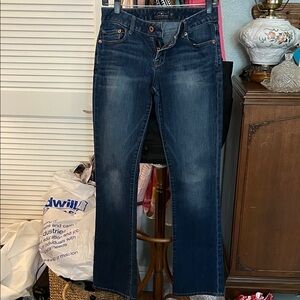 Lucky Brand Dark Blue Straight Leg Jeans